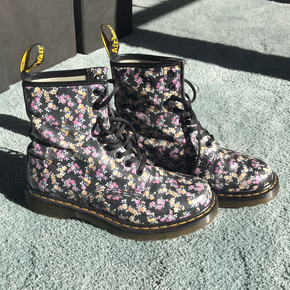Floral Dr. Martens